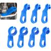 Junecarp 7PCS Fuel Line Disconnect Tool Set - 1/4 5/16 3/8 1/2 5/8 3/4 7/8 Inch Fuel Line Removal Tool Compatible with GM Ford More Vehicles - New