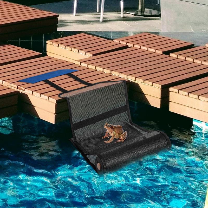 Animal Rescue Escape Ramp Swimming Pool Floating Protection Tool For Outdoor Animals Frog Chipmunk Swimming Pool Escape Net