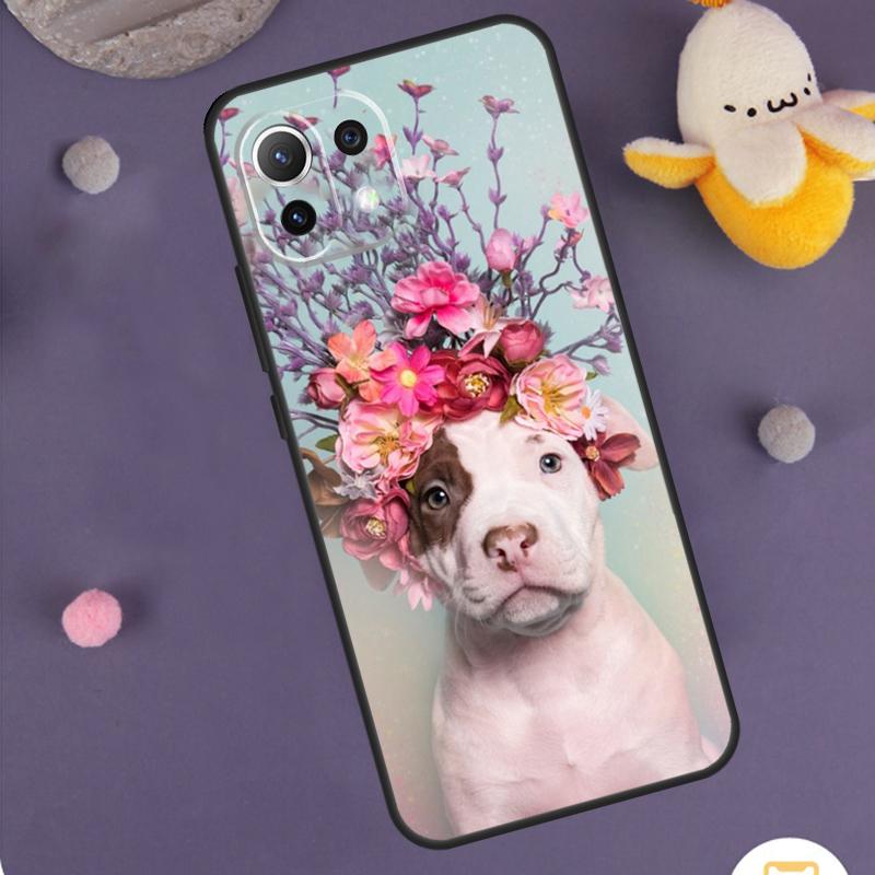 Pit Bull Lovely Pet Dog Pitbull Case For Xiaomi 15 14 Ultra 13T 14T 15T 17 Pro Max POCO F8 Ultra F5 F6 F7 X5 X6 X7 Pro Cover