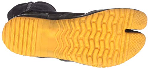 Soukaido Herren Twin Hooves Leichte Tabi Arbeitsstiefel, Schwarz