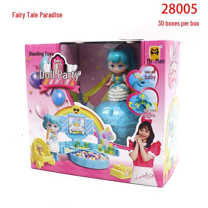 Mr. Man Genuine Xiaoling Doll: Mysterious Castle Masquerade & Fairy Tale Adventure Set