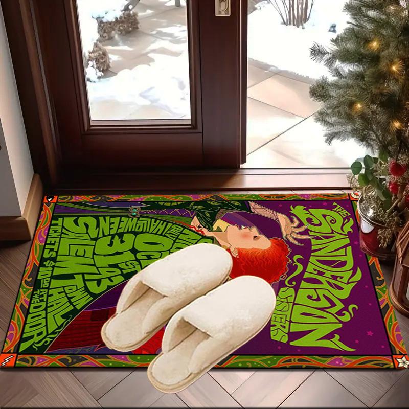 Halloween witches Carpet, Chair Rug,Rug for Office Bedroom living rooms, Doormat decor Fan Gift Christmas Gift