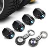 Tire Valve Stem Car Metal Keychain Style Wheel Air Valve Cover For BMW 2 5 6 7 Series F20 G20 G30 X1 X3 X4 X5 X6 F15 G05 Sticker jbvr38