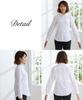 Nissen Shirts Set of 2 Regular Collar Shirts Size M & Blouses, Wrinkle-Resistant (Regular Bust), Off-White,