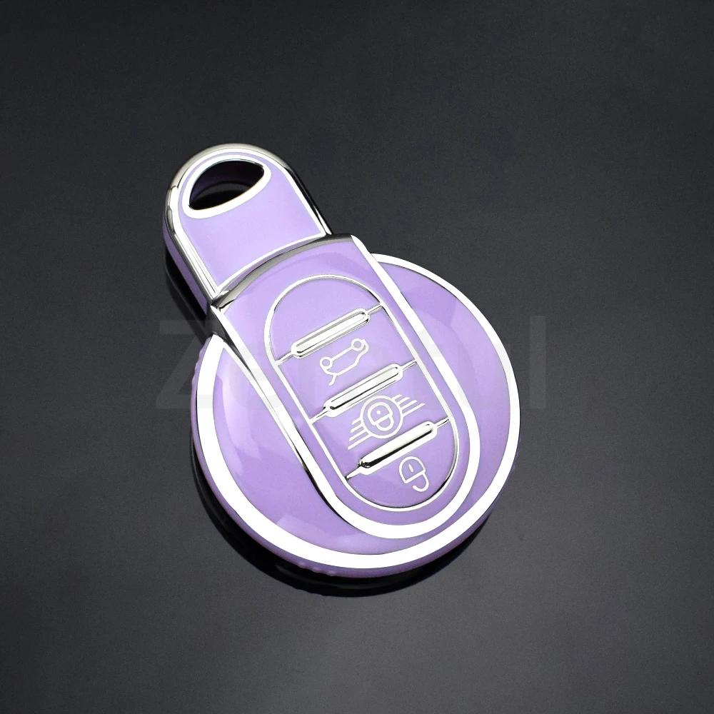 

Soft Tpu Car Key Case Cover For Bmw Mini Coopers One Jcw F56 F55 F54 F57 F60 S Roadster Keyless Auto Shell Fob Holder Protector