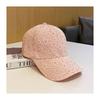 Korean Style Rhinestone Sun Hat: Women's Fashionable Curved Brim Cap for Outdoor Travel 2025