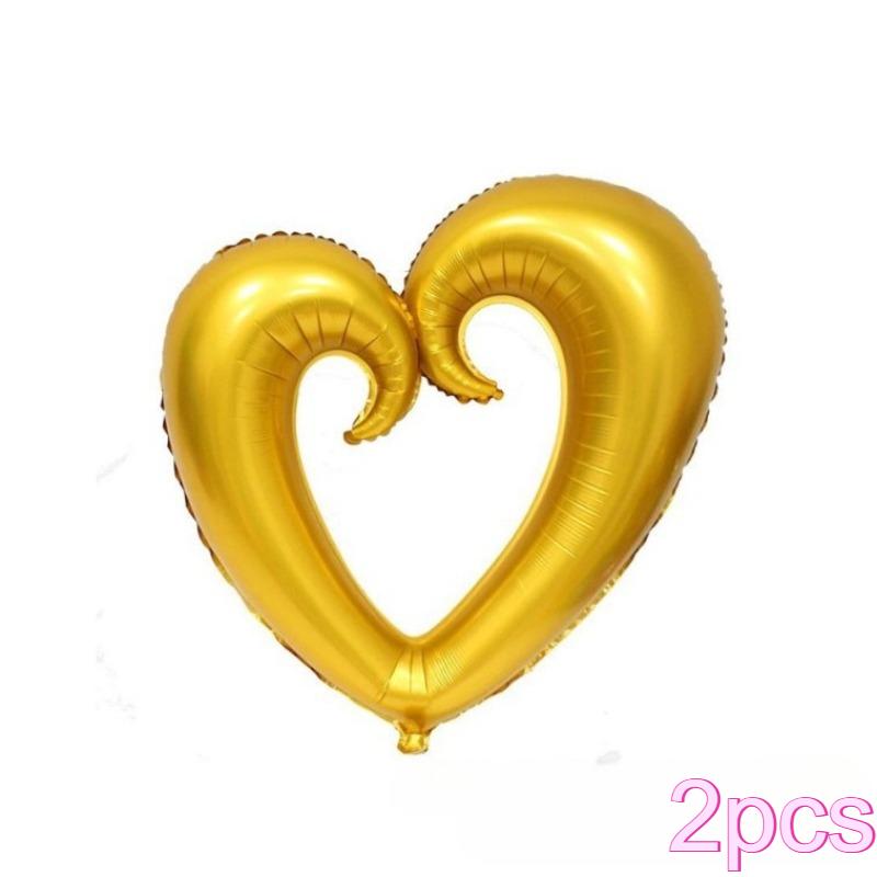 2 Pieces of Giant Hook-shaped 40-inch Large-sized Party Balloons, Perfect for Hallowen, Thanksgiving, Christmas Party Balloons
