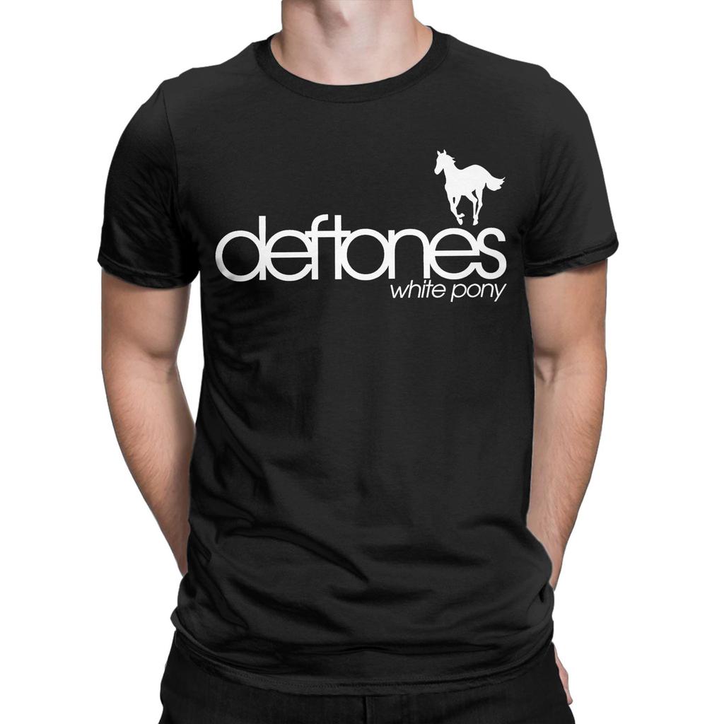 Men's T-Shirts Deftones Fashion 100% Cotton Tee Shirt Short Sleeve  T Shirts Round Collar Clothes Graphic
