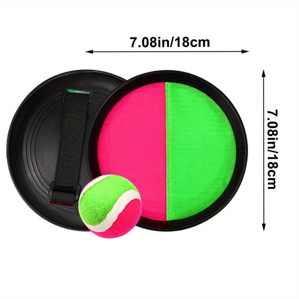 3pcs/set Sucker Sticky Ball Set Throw And Catch Ball Game Toy Party Fun Interactive Game for Outdoor Indoor Catch Ball ZSY