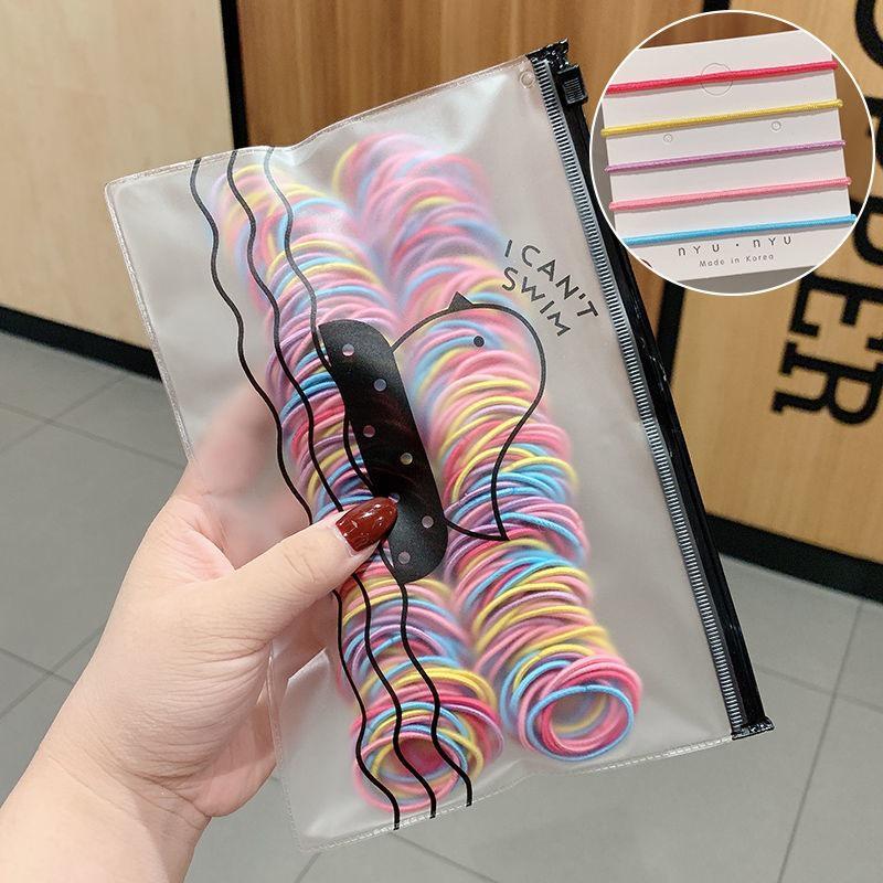

Non-Damaging Hair Ties for Girls - Gentle Rubber Bands for Children s Hair