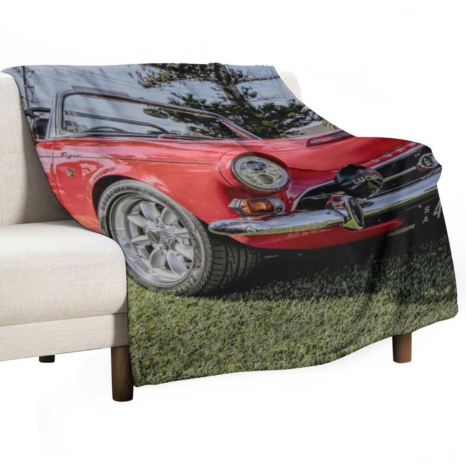 Sunbeam Tiger in red Throw Blanket Moving Blankets Sofas Of Decoration Sofas Thins Blankets 30x40in