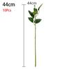 10Pcs Home Decor Flowers Stick Rod with Artificial Leaves Rose Flowers Head Decoration