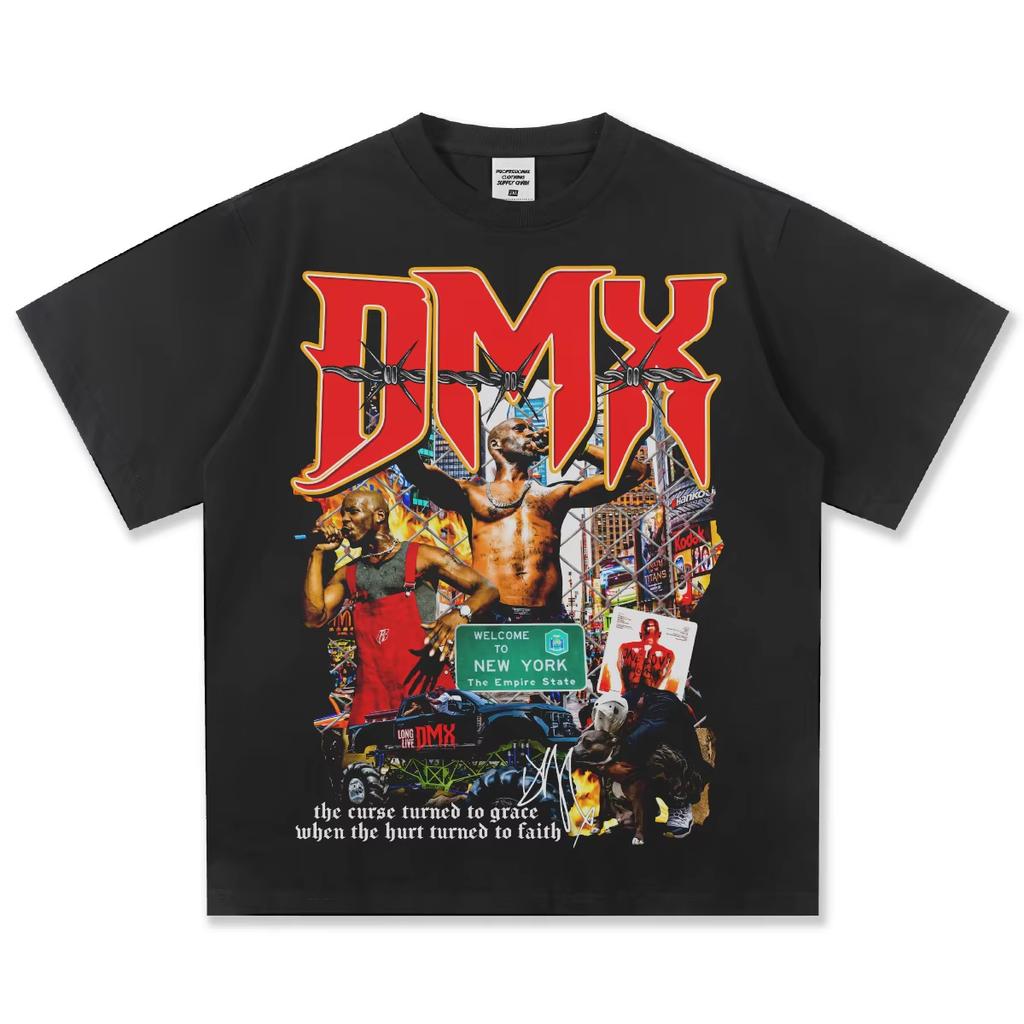 2026 Dmx New York Graphic Tshirt Unisex Oversized Bold Design Rap Legend Fan Merch Comfort Streetwear Daily Casual Tees Unisex