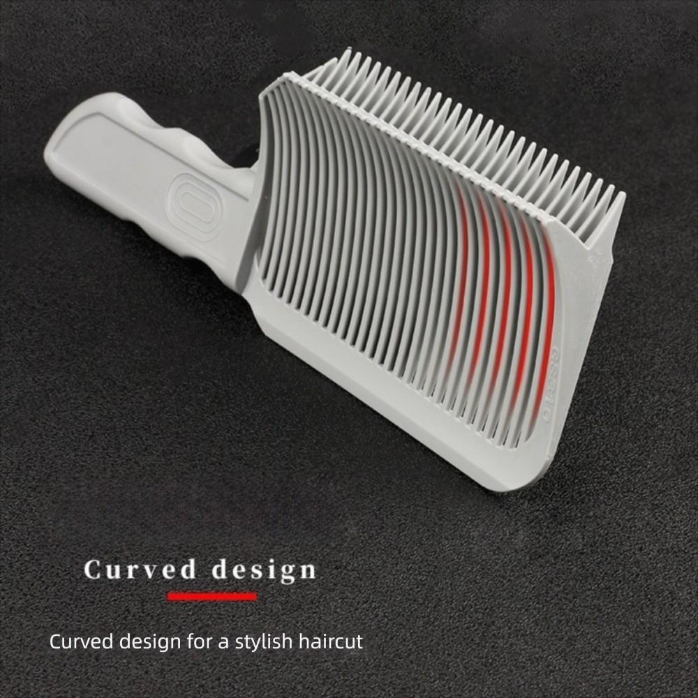 Plastic Barber Clipper Blending Comb Heat Resistant Flat Top Hair Cutting Comb Fading Comb  Salon