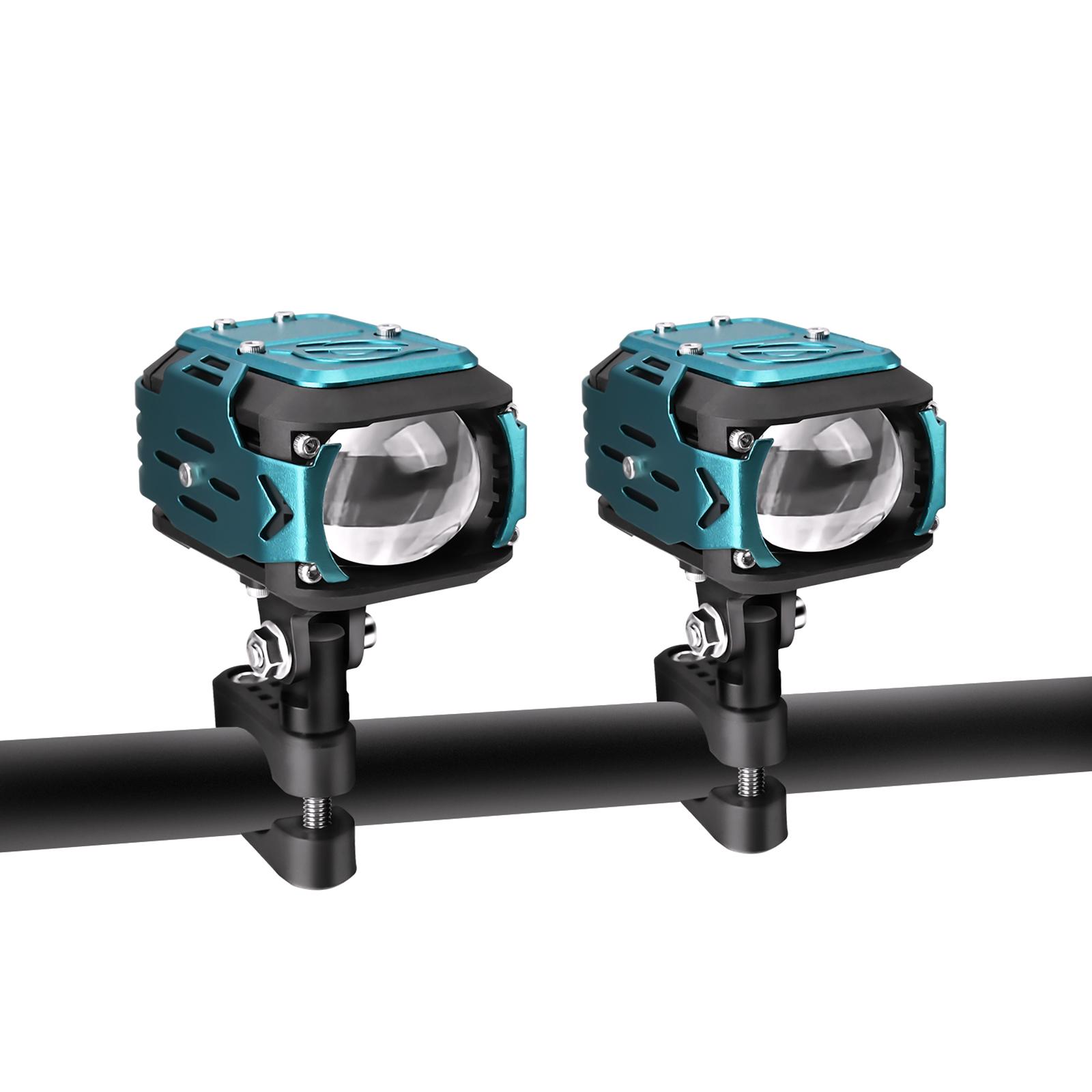 

Светодиодные противотуманные фары для мотоцикла, 180 Вт, 27000 лм, 4 режима освещения, водонепроницаемые вспомогательные фары с чёрный