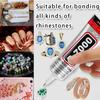 B7000/E8000 Jewelry Adhesive for Jewelry, Phones, Metal, and Plastic—Waterproof and Transparent Jewelry DIY Tool (15/110g)