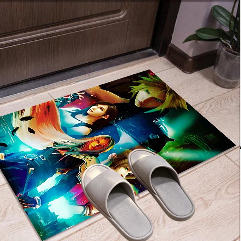 Final Fantasy Pattern Rug, Indoor/Outdoor Mat, for Picnic, Gameroom, Bedroom, Office, Living Room, Home Decor Carpet, Birthday Gift