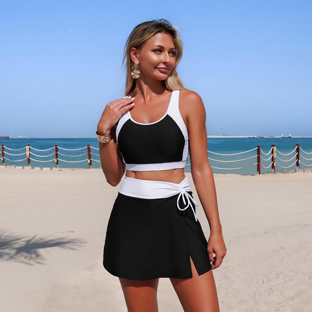 Women's Split  Bikini Swimsuit Sport Swimsuit