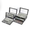 Wooden Desktop Organizer Box With Lid Beads Pens Small Collectibles - Modern Minimalist Storage Case