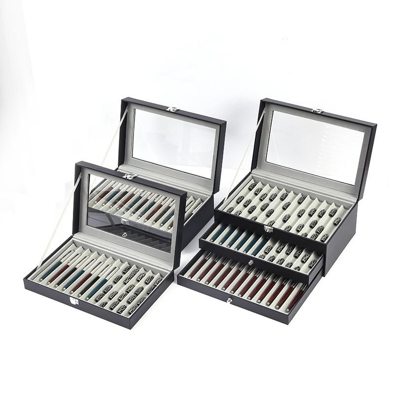 Wooden Desktop Organizer Box With Lid Beads Pens Small Collectibles - Modern Minimalist Storage Case