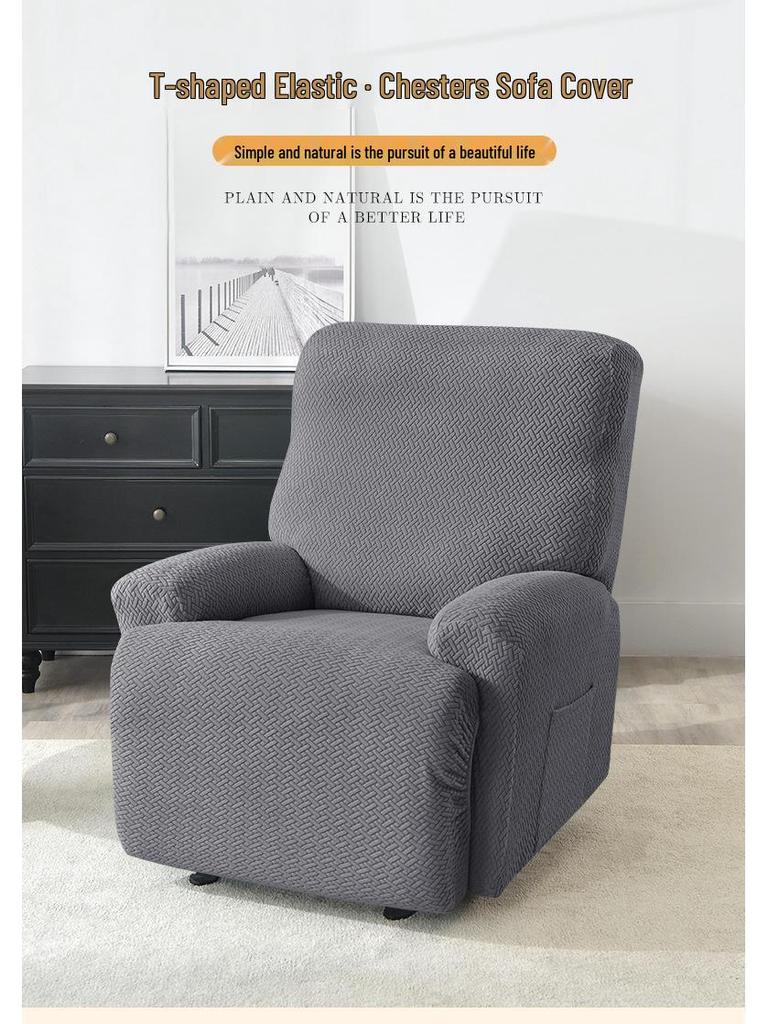 Thickened Non-Slip Sofa Cover for Massage Recliner Chair, Pet & Dirt Resistant.