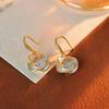 S925 Silver Needle Camellia Earrings - Elegant Light Luxury for Women