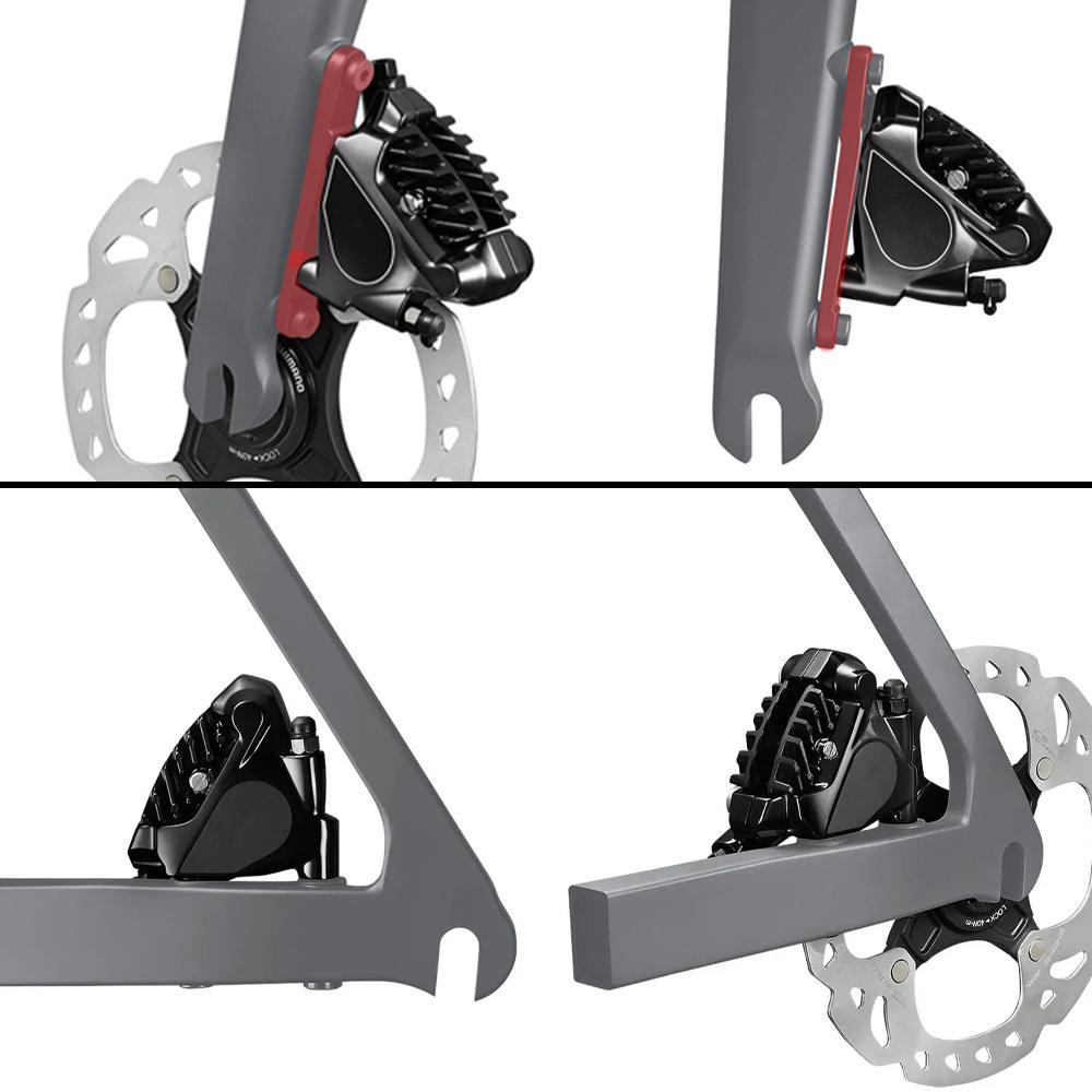 ZTTO Gravel Road Bike Disc Brake Hydraulic Flat Mount CX Rotor Brake Caliper CNC Bicycle Mechanical Wire Pull Metal Pads 105
