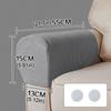 1Pair Stretch Sofa Armrest Cover Elastic Jacquard Sofa Cover Anti-slip Dust-proof Couch Arm Protector for Home Furniture Decor