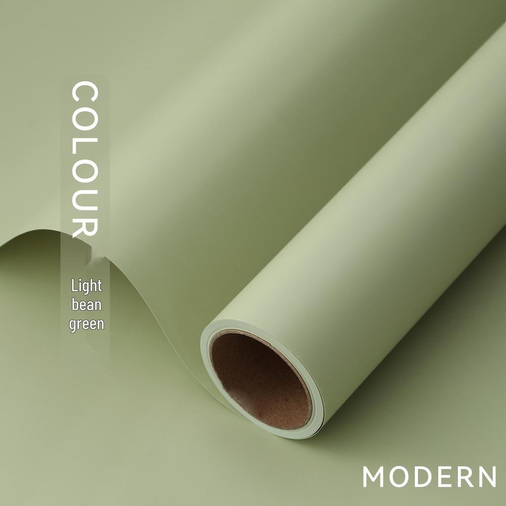 Korean Style Matte Floral Wrapping Paper - Morning Mist Roll, Skin-Feel, Waterproof.