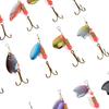 30pcs Colorful Fishing Lure Baits Set With Treble Hook Tackle Accessory For Outdoors