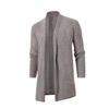 Herren Koreanischer Stil Slim Fit Mittellanger Trenchcoat - Herbst Strickjackenjacke, Übergröße Strickwaren