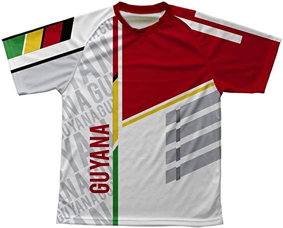 Fashion Guyana Flag Graphic T Shirts Maillot Football Summer Casual 3D Print Mens Sports Jersey Loose Quick Dry Breath Tees Tops