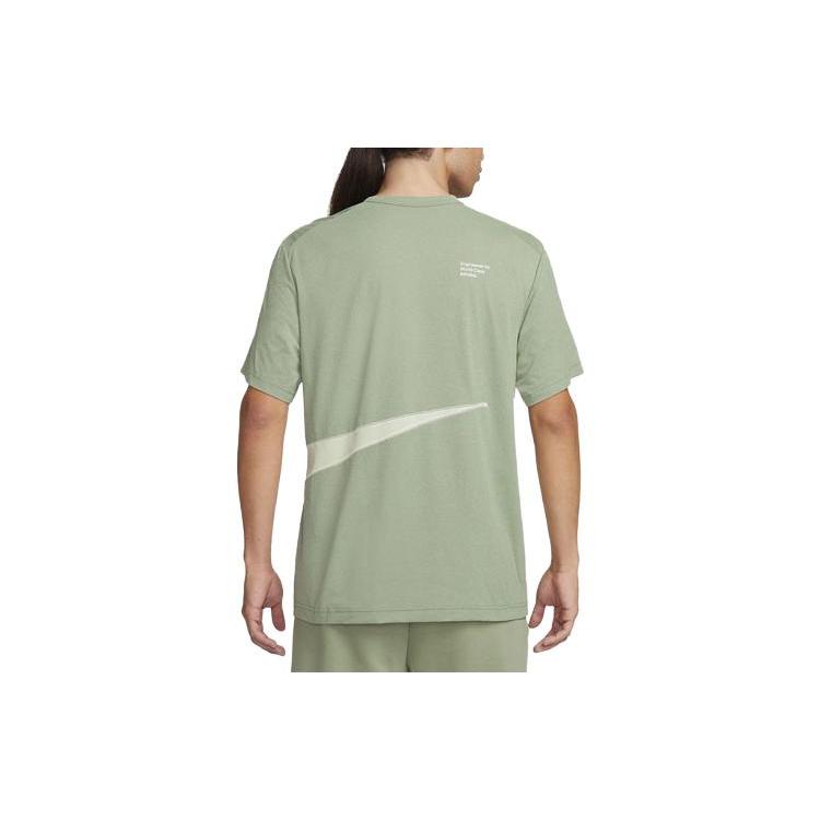 New Nike T Shirts Men's Oil Green FB8579-386