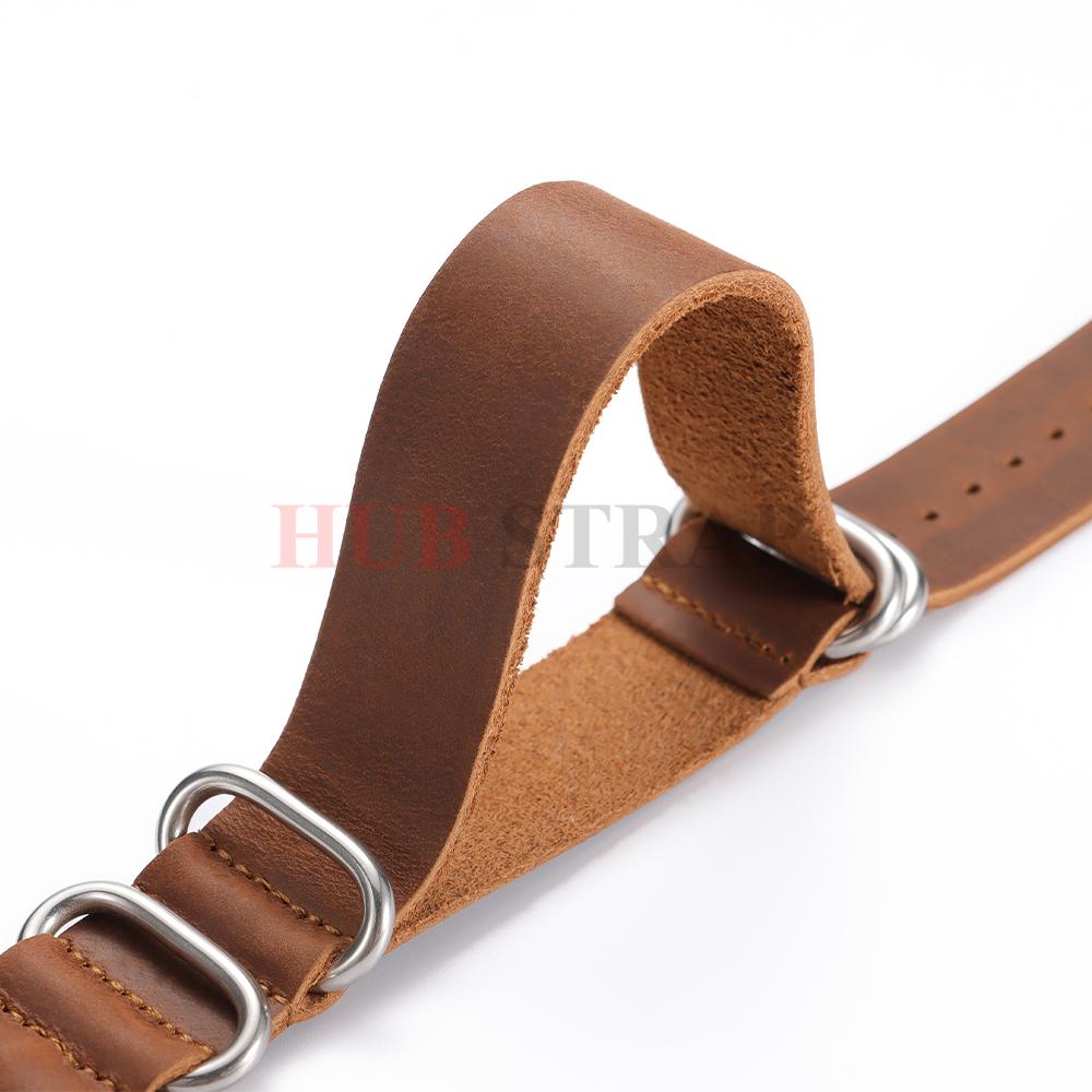 18mm 20mm 22mm Vintage Echtes Leder Uhrenarmbänder Rindsleder Uhrenarmband für Herren Damen Uhrenverstellung Ersatzzubehör
