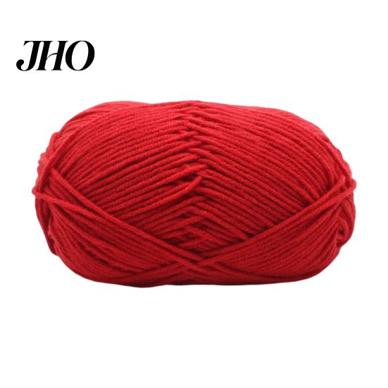 DIY Knitting Yarn Wool Line Professional Ultra Soft Needlework Milk Cotton Crochet Knitted 4Ply for Home