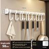 Estante Montado en Pared Estante de Almacenamiento para Especias Accesorios de Cocina Estante Soporte para Cuchillos de Cocina Colgador Estante Organizador de Estantes