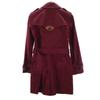 COACH trench coat XS Burgundy With cover Women Used