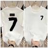2026 Spring Summer Pure Cotton Fashionable Casual Sports Tshirt Fashion Pattern Printed Round Neck Short Sleeved Tshirt Top