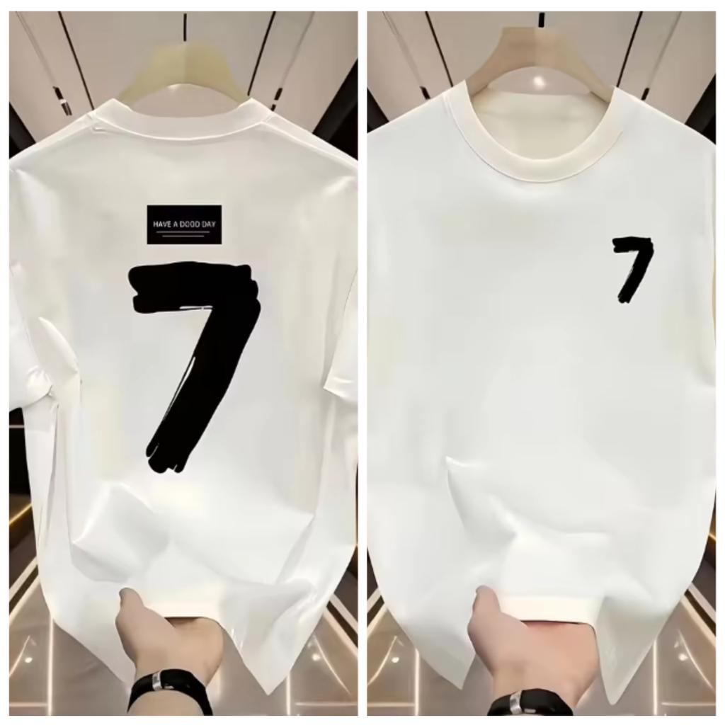 2026 Spring Summer Pure Cotton Fashionable Casual Sports Tshirt Fashion Pattern Printed Round Neck Short Sleeved Tshirt Top