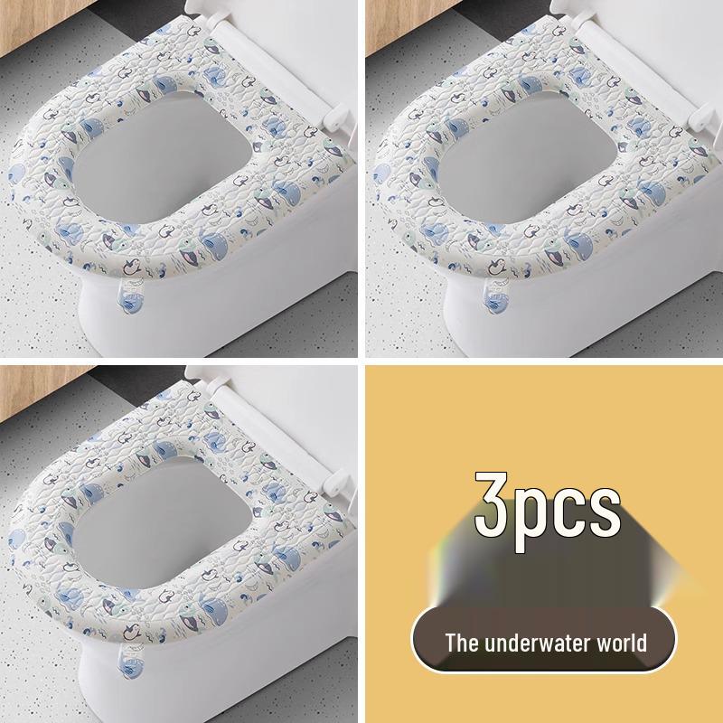 Vodotěsný EVA polštář na WC sedátko s madly - Roztomilý, Antibakteriální, Univerzální velikost pro všechna roční období