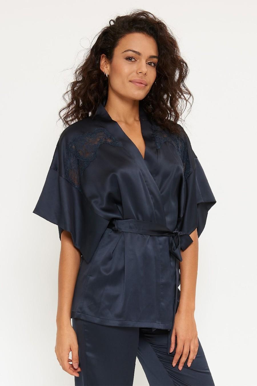 

халат LingaDore (70556) 48(XL) імперська синього кольору