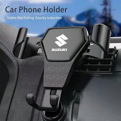 Gravity Car Phone Holder Air Vent GPS Stand Accessories For Suzuki Jimny Samurai Vitara Swift Baleno SX4 Ignis Alto Splash Swace