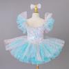 Tutu da Ballo per Bambina Vestito Soffice di Garza per Asilo Gala di Capodanno Esibizione Corale