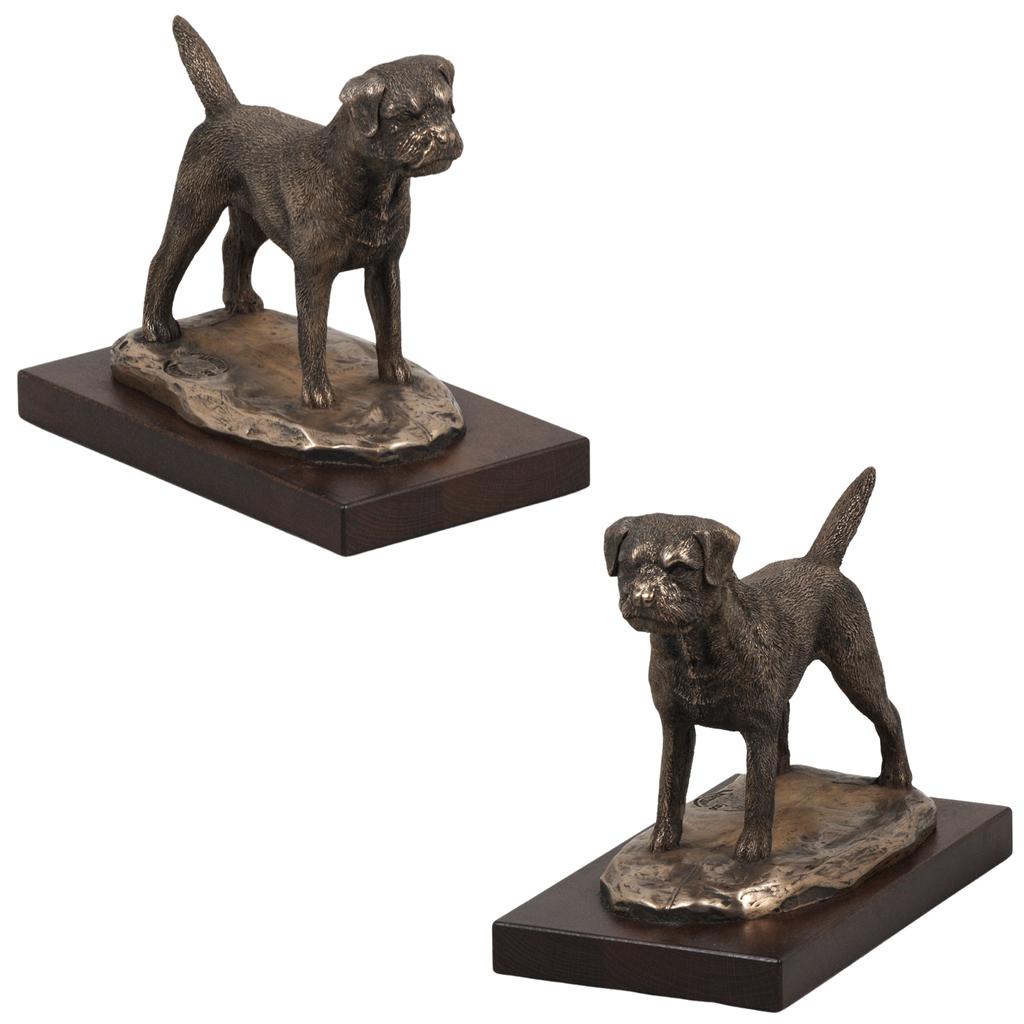Border Terrier - Dog Statue, Figurine for Office, Trophy for Dog Show by Art-Dog Brand