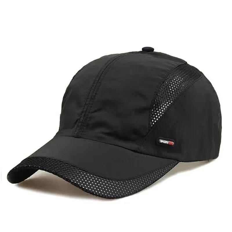Spring and Summer Men's Hat Baseball Cap Men's Mesh Peaked Cap Sports Sun Hat Quick-drying Sun Hat Outdoor