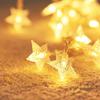 Solar LED String Lights: Outdoor Star Fairy Lights for Christmas, Holidays, Camping, Tents, and Decorative Awnings