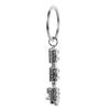 Train Model Movable Joint Train Keyring Metal Train Model Keychain  Jewelry