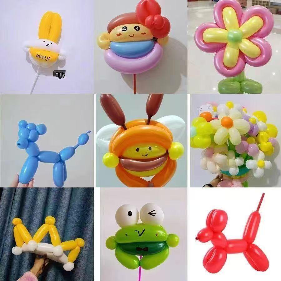 Colorful Magic Balloons for Kids - 260 Long Macaron Shades for Cartoon Decorations and Creative Balloon Art
