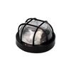 Rund vegglampe Ip54 Farge Svart 1xe27 40w Ø18,5x10,4cm Modell Tarragona. Edm