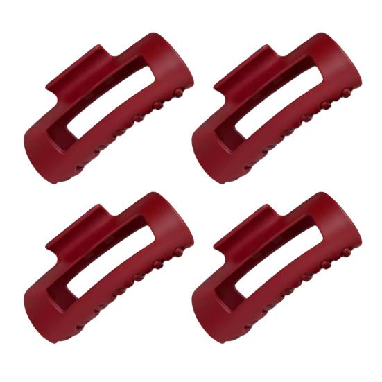 1/2/4Pcs Women Hair Claw Flexible Clamping Lightweight Square Frosting Hairpins Multifunctional Styling Tool
